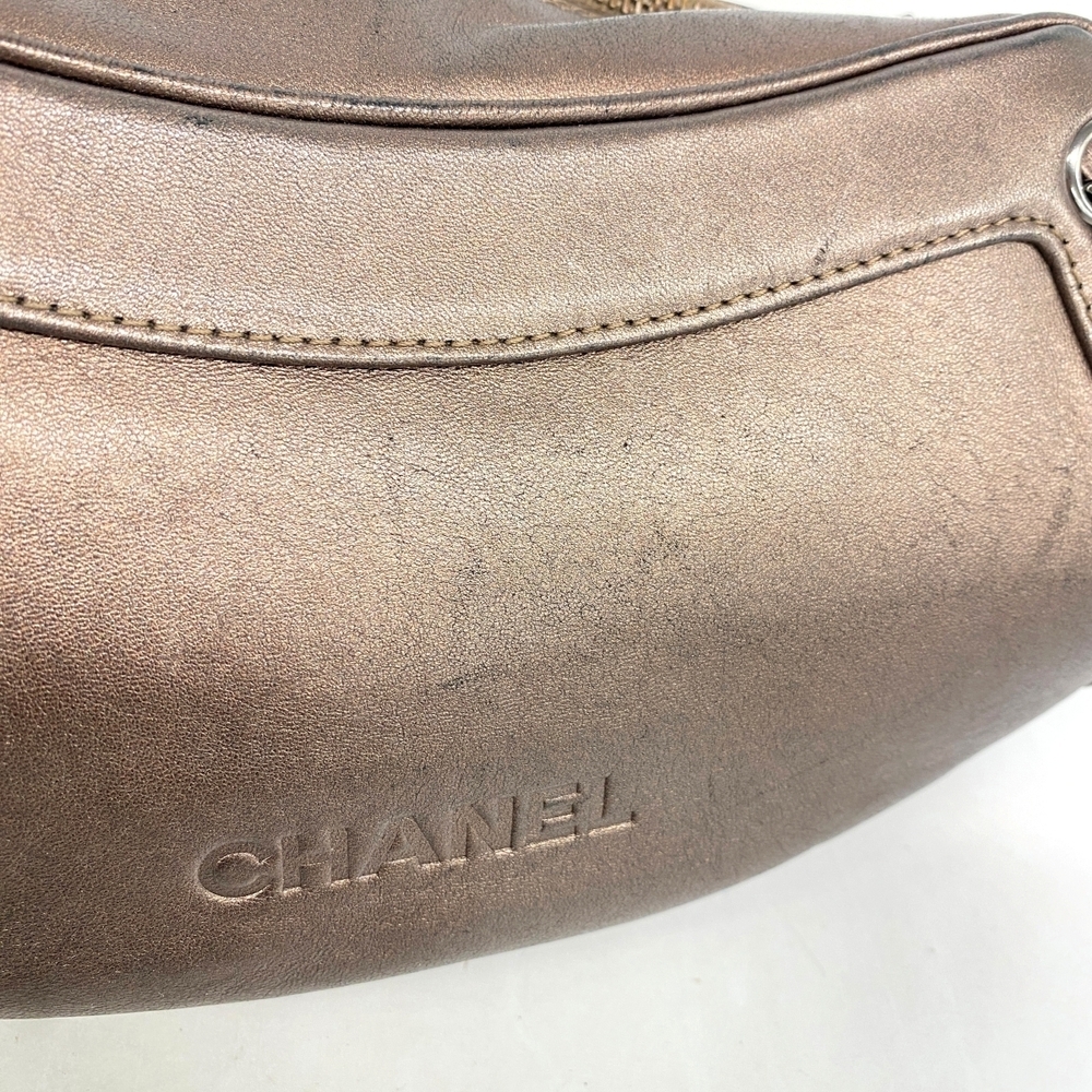 Chanel LAX Tassel Bowling Bag metallic bronze Brown - Picture 9 of 10